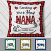 Personalized Grandma Hug Christmas Pillow NB171 95O57 1