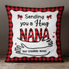 Personalized Grandma Hug Christmas Pillow NB171 95O57 thumb 1