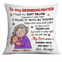 Personalized Granddaughter Grandson Pillow NB161 85O34 thumb 1