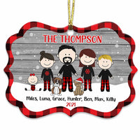Personalized Family Christmas Benelux Ornament NB171 85O47 thumb 1