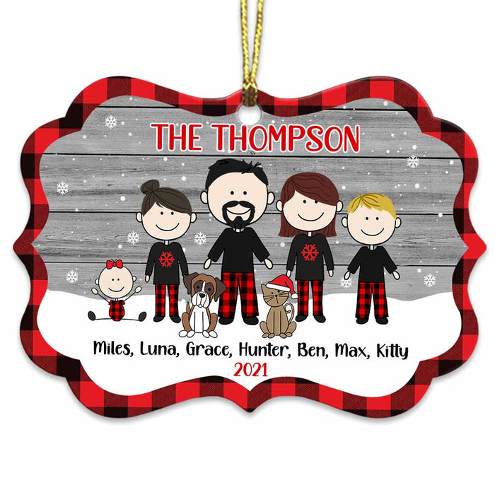 Personalized Family Christmas Benelux Ornament NB171 85O47 1