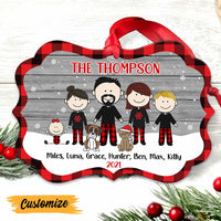 Personalized Family Christmas Benelux Ornament NB171 85O47 thumb 1