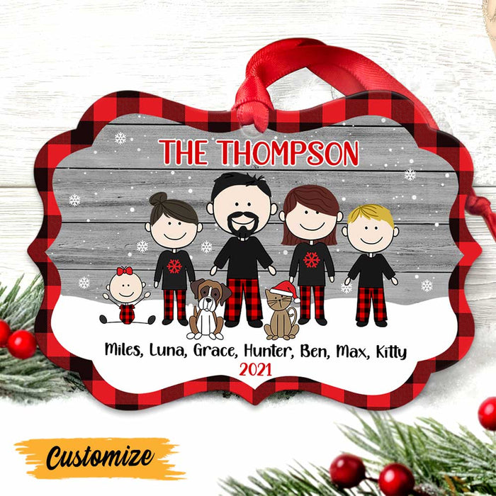 Personalized Family Christmas Benelux Ornament NB171 85O47 1