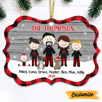 Personalized Family Christmas Benelux Ornament NB171 85O47 thumb 1