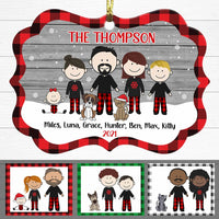 Personalized Family Christmas Benelux Ornament NB171 85O47 thumb 1