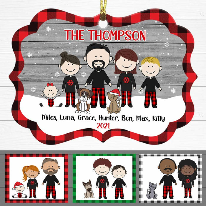 Personalized Family Christmas Benelux Ornament NB171 85O47 1