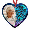 Personalized Wings Memo Photo Circle Ornament Heart Ornament NB173 24O34 1
