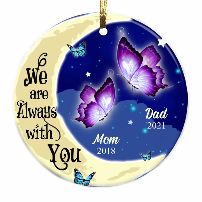 Personalized Memo Butterfly Circle Ornament NB174 30O58 1