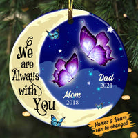 Personalized Memo Butterfly Circle Ornament NB174 30O58 thumb 1
