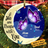 Personalized Memo Butterfly Circle Ornament NB174 30O58 1