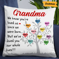 Personalized Grandma Mom Pillow NB173 87O53 thumb 1