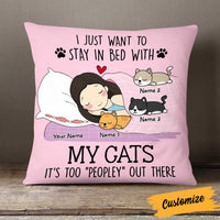 Personalized Cat Peopley Out There Pillow NB171 30O58 thumb 1