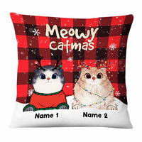 Personalized Cat Christmas Pillow OB264 30O58 thumb 1