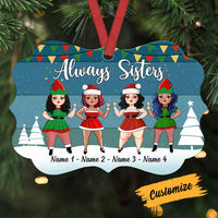 Personalized Sisters Christmas Benelux Ornament OB183 30O58 thumb 1