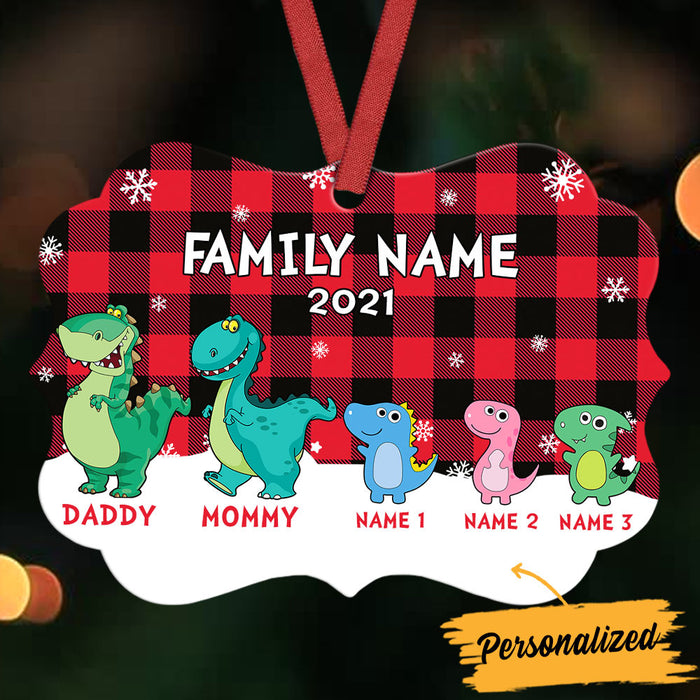 Personalized Family Papasaurus Mamasaurus Benelux Ornament NB181 95O36 1