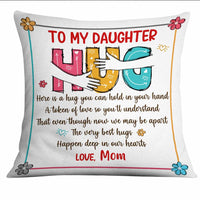 Personalized Hug Family Christmas Pillow NB182 85O34 thumb 1