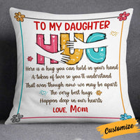 Personalized Hug Family Christmas Pillow NB182 85O34 thumb 1