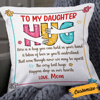Personalized Hug Family Christmas Pillow NB182 85O34 thumb 1