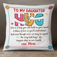 Personalized Hug Family Christmas Pillow NB182 85O34 thumb 1