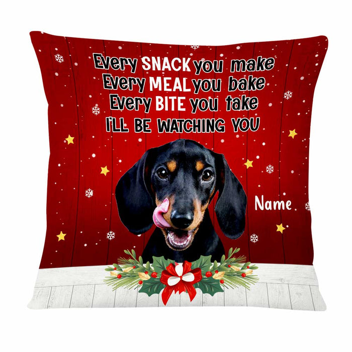Personalized Dog Cat Photo Watching Pillow NB101 95O47 1
