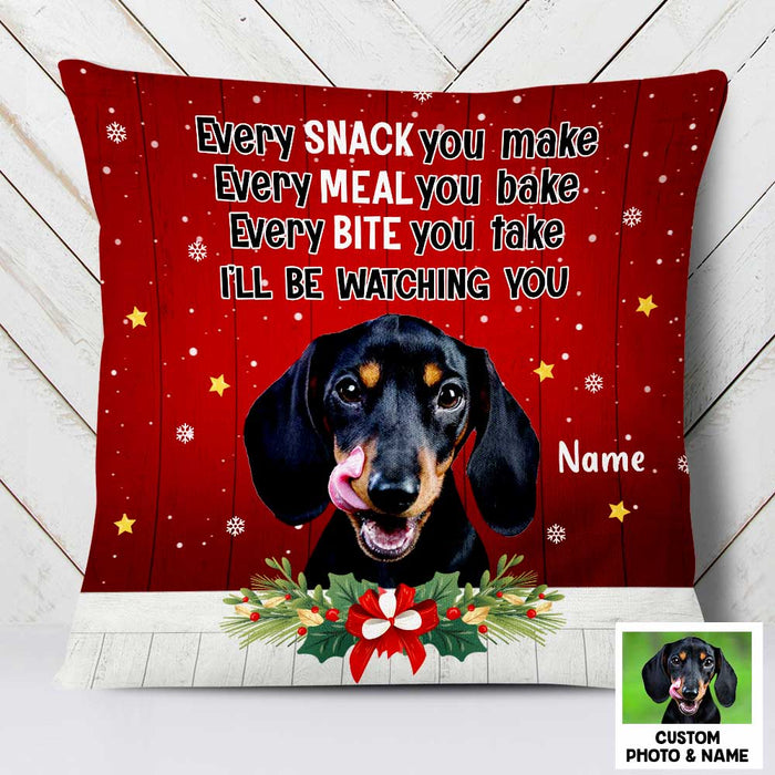 Personalized Dog Cat Photo Watching Pillow NB101 95O47 1