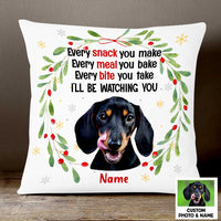 Personalized Dog Cat Photo Watching Pillow NB101 95O47 thumb 1