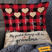 Personalized Mom Grandma My Blessings Pillow NB205 26O36 thumb 1