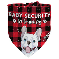 Personalized Baby Security Dog Bandana NB182 24O36 thumb 1