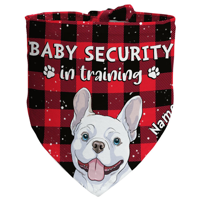 Personalized Baby Security Dog Bandana NB182 24O36 1