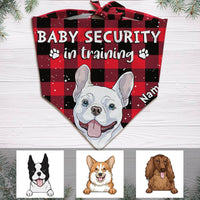 Personalized Baby Security Dog Bandana NB182 24O36 thumb 1