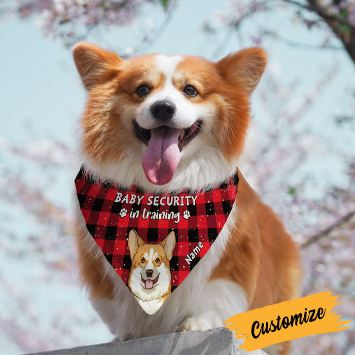Personalized Baby Security Dog Bandana NB182 24O36 1