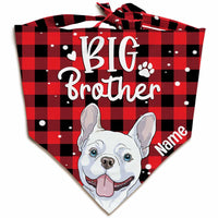 Personalized Dog Big Brother Big Sister Bandana NB191 24O47 thumb 1