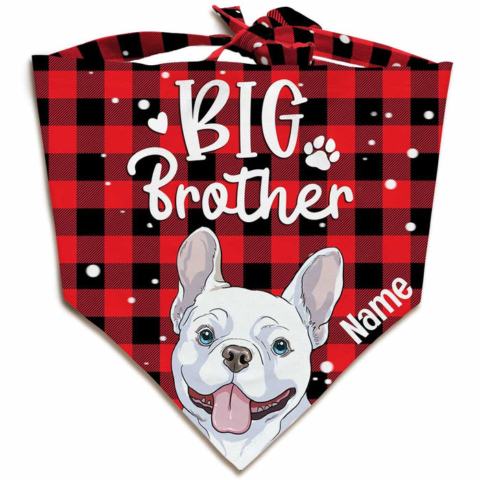 Personalized Dog Big Brother Big Sister Bandana NB191 24O47 1