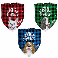 Personalized Dog Big Brother Big Sister Bandana NB191 24O47 thumb 1
