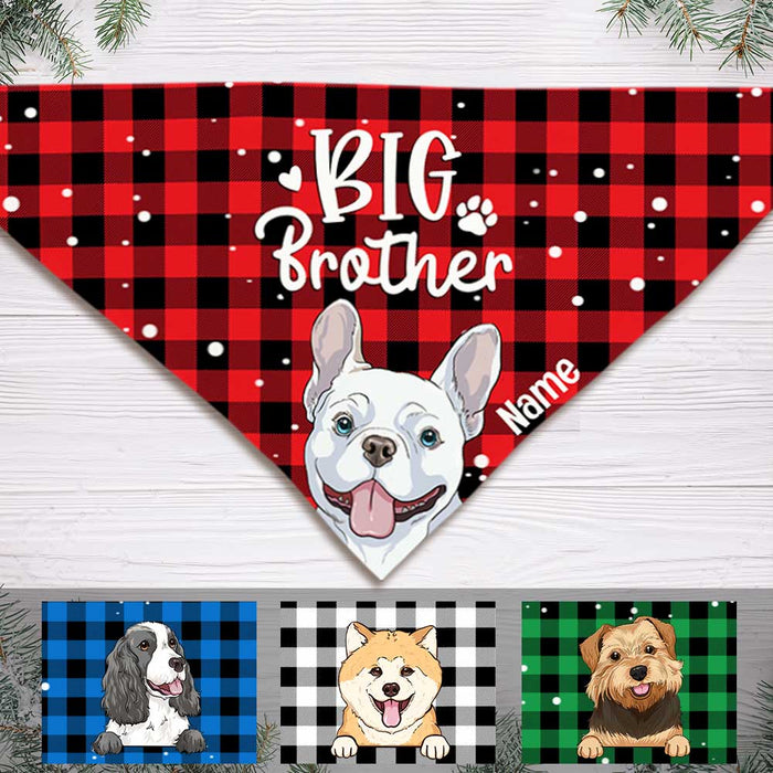 Personalized Dog Big Brother Big Sister Bandana NB191 24O47 1