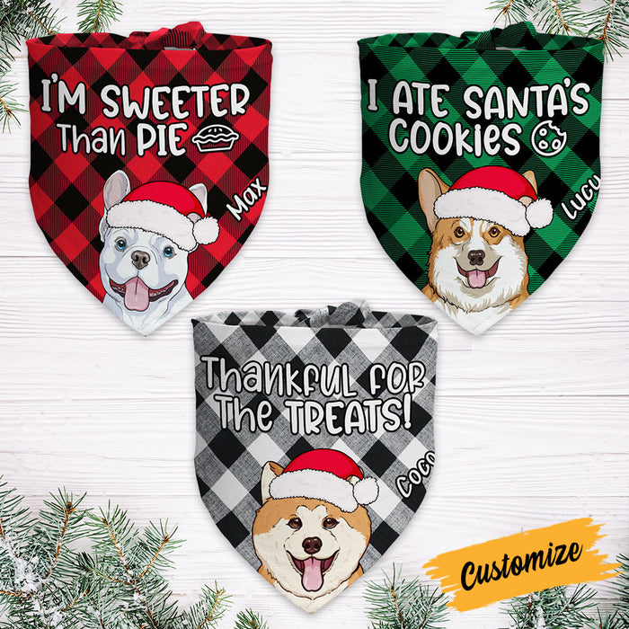 Personalized Dog Christmas Bandana NB182 87O53 1