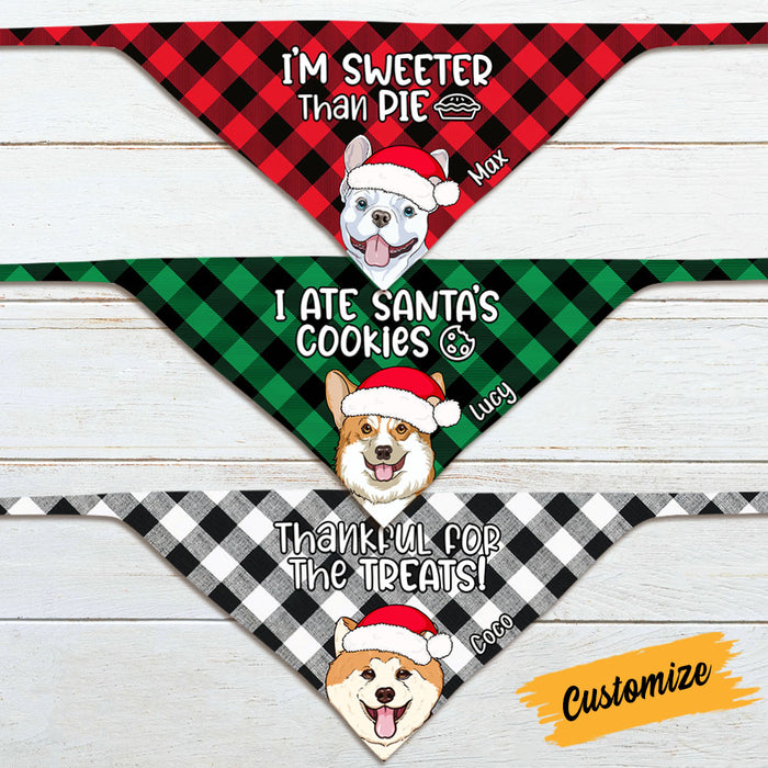 Personalized Dog Christmas Bandana NB182 87O53 1