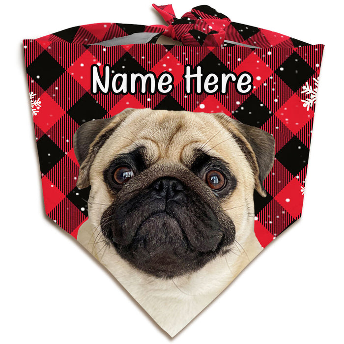 Personalized Dog Christmas Photo Bandana NB183 87O53 1