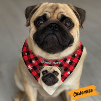 Personalized Dog Christmas Photo Bandana NB183 87O53 thumb 1