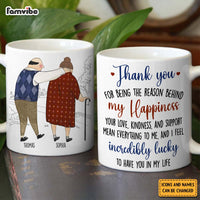 Personalized Couple Gift Thank You For Being The Reason Behind My Happiness Mug 31041 thumb 1