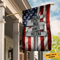 Personalized Street Sign Family House Flag JL271 81O34 thumb 1