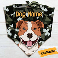 Personalized Dog Camo Patern Bandana NB194 24O34 thumb 1