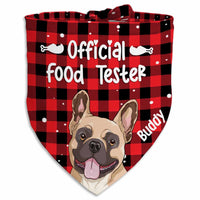 Personalized Dog Food Tester Bandana NB193 95O47 thumb 1