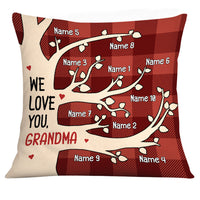 Personalized Grandma Tree Pillow NB181 81O32 thumb 1
