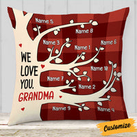 Personalized Grandma Tree Pillow NB181 81O32 thumb 1