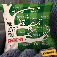 Personalized Grandma Tree Pillow NB181 81O32 thumb 1