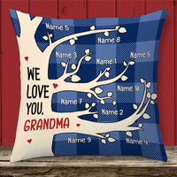 Personalized Grandma Tree Pillow NB181 81O32 thumb 1