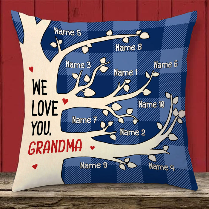 Personalized Grandma Tree Pillow NB181 81O32 1