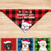 Personalized Dog Naughty List Christmas Bandana NB193 30O58 1