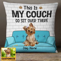 Personalized Dog Cat Photo Couch Pillow NB182 81O34 thumb 1